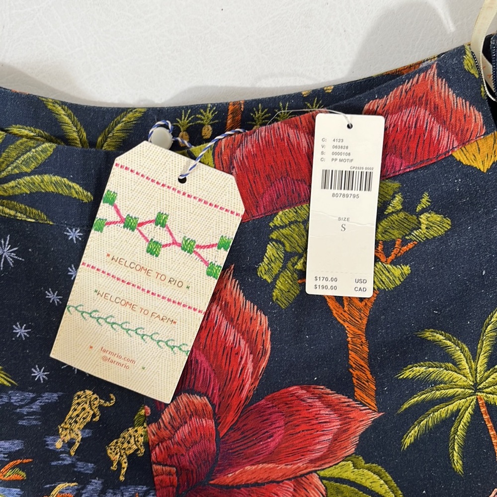 FARM RIO PRINTED WIDE-LEG PANTS SIZE S MULTICOLOR NWT SOLD OUT - Picture 14 of 14